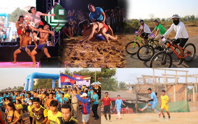 សកម្មភាពកីឡាក្នុងព្រឹត្តិការណ៍ថ្មើរជើងប្រវត្តិសាស្ត្រ, រូបភាពពី Cambodia SEA Games 2023