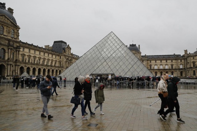 សារមន្ទីរ Louvre។  រូបភាព៖ AFP
