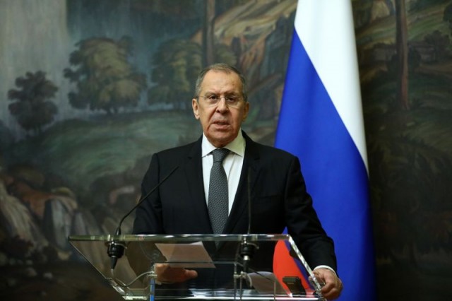 រដ្ឋមន្រ្តីការបរទេសរុស្ស៊ី លោក Sergei Lavrov។ រូបភាព៖ Reuters