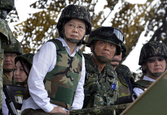 លោកស្រី Tsai Ing-wen ប្រធានាធិបតីតៃវ៉ាន់។ រូបភាព៖ AFP