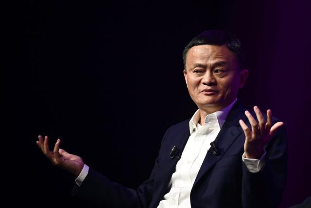 លោក ជែក ម៉ា ស្ថាបនិកក្រុមហ៊ុន​ Alibaba។ រូបភាព AFP
