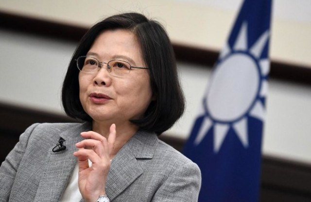 លោកស្រី Tsai Ing-wen ប្រធានាធិបតីតៃវ៉ាន់។ រូបភាព​ AFP