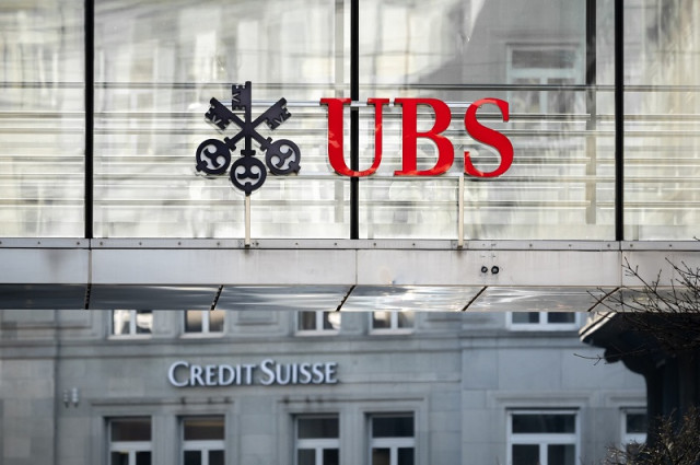 ធនាគារ UBS នៅស្វីស ។ រូបភាព ៖ AFP 