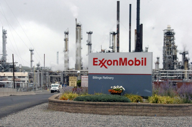 រោងចក្រក្រុមហ៊ុន Exxon Mobil នៅ montana (អាម៉េរិក)​ ។ រូបភាព ៖ AP