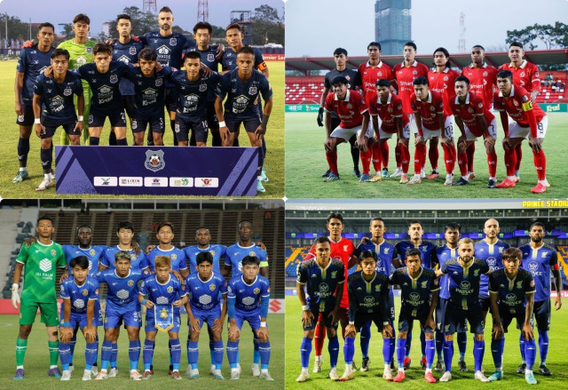 ៤ក្រុមឡើងទៅវគ្គ ៨ក្រុម រូបពី Cambodian Premier League