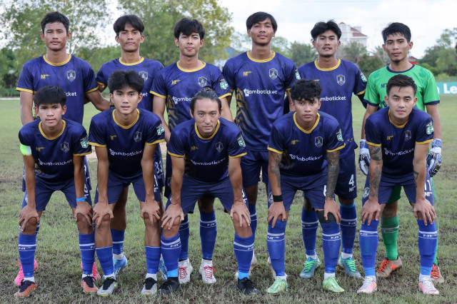 កីឡាករក្លិប Angkor City រូបពី Cambodian League 2