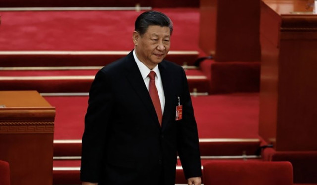 ប្រធានាធិបតីសហរដ្ឋអាមេរិកលោក Xi Jinping ចូលរួមសមាជសភាប្រចាំឆ្នាំ នៅទីក្រុងប៉េកាំង ប្រទេសចិន កាលពីថ្ងៃទី១១ ខែមីនា ឆ្នាំ២០២៤